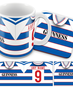 QPR Home 1984 Retro Shirt Kits Mug and Coaster Set