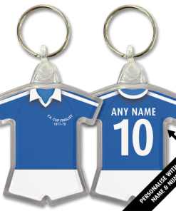 Ipswich Home 1977 Classic Kits Retro Shirt Keyring