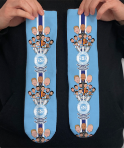 Man City Treble Winners 2023 Vector Heroes Socks
