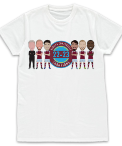 West Ham Europa Conference Champions 2023 Vector Heroes White T-Shirt