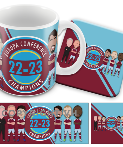 West Ham Europa Conference Champions 2023 Mug & Coaster Set