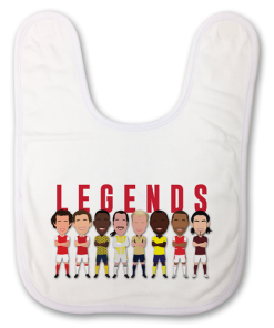Arsenal Legends Baby Bib Vector Heroes