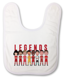 Liverpool Legends Baby Bib Vector Heroes