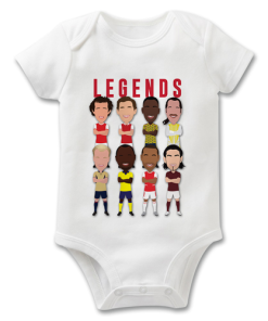 Arsenal Legends Baby Grow Vector Heroes