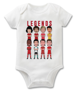 Liverpool Legends Baby Grow Vector Heroes