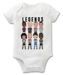 Newcastle Legends Baby Grow Vector Heroes