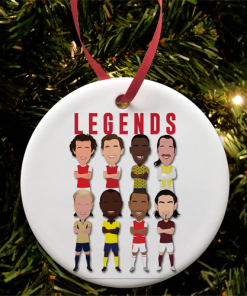 Arsenal Legends Christmas Tree Decoration Vector Heroes