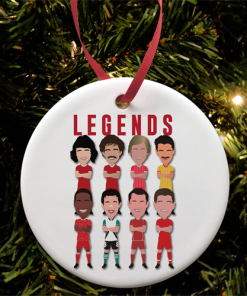 Liverpool Legends Christmas Tree Decoration Vector Heroes