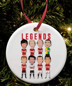 Utd Legends Christmas Tree Decoration Vector Heroes