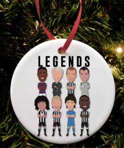 Newcastle Legends Christmas Tree Decoration Vector Heroes