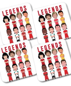 Liverpool Legends Vector Heroes Coasters 4 Pack