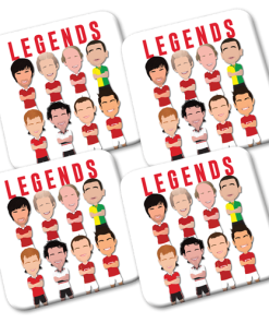 Utd Legends Vector Heroes Coasters 4 Pack