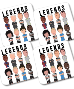 Newcastle Legends Vector Heroes Coasters 4 Pack