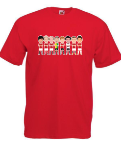 Utd Legends Vector Heroes Players Red T-Shirt