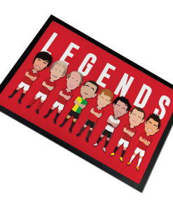 Utd Legends Vector Heroes Door Floor Mat