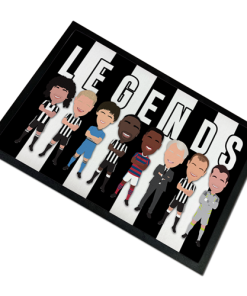 Newcastle Legends Vector Heroes Door Floor Mat