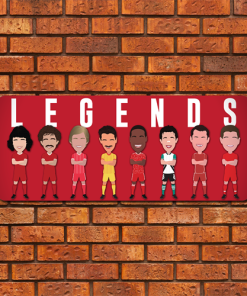 Liverpool Legends Aluminium Wall Art Metal Sign