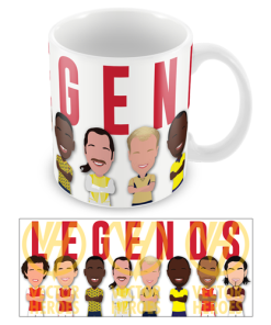 Arsenal Legends Vector Heroes Players Mug