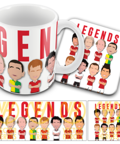 Utd Legends Mug & Coaster Set Vector Heroes