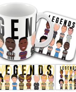Newcastle Legends Mug & Coaster Set Vector Heroes