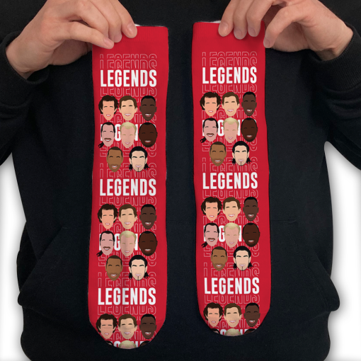 Arsenal Legends Socks Vector Heroes