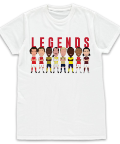 Arsenal Legends Vector Heroes White T-Shirt