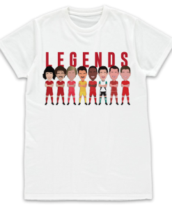 Liverpool Legends Vector Heroes White T-Shirt