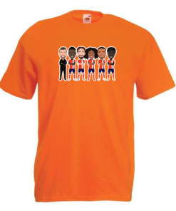 Luton Town Vector Heroes Players Orange T-Shirt