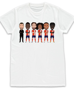 Luton Town Vector Heroes White T-Shirt 2023-24
