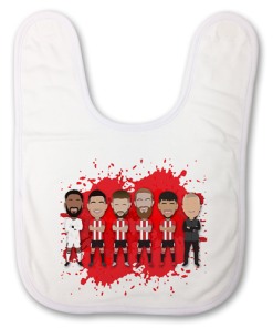 Sheff Utd Baby Bib Vector Heroes 2023-24