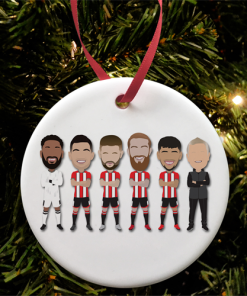 Sheff Utd Players Christmas Tree Bauble Decoration 2023-24