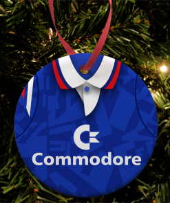 Chelsea Retro Home Shirt 1992 Christmas Tree Decoration