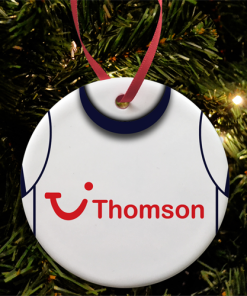 Spurs Retro Home Shirt 2003 Christmas Tree Decoration