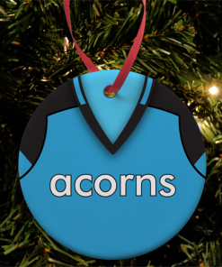 Aston Villa Retro Away Shirt 2008 Christmas Tree Decoration