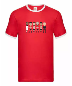 Sheff Utd Vector Heroes Players Red Contrast T-Shirt