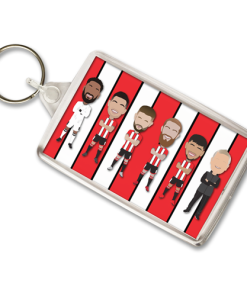 Sheff Utd Vector Heroes Keyring 2023-24