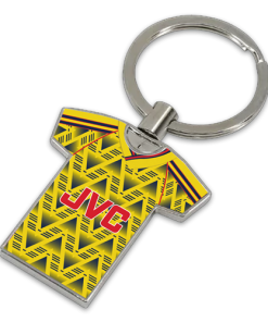 Arsenal Classic Kits Away 1991 Retro Metal Shirt Keyring