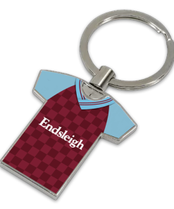 Burnley Classic Kits Home 1988 Retro Metal Shirt Keyring