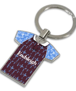 Burnley Classic Kits Home 1991 Retro Metal Shirt Keyring
