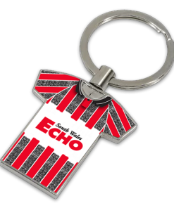 Cardiff Classic Kits Away 1993 Retro Metal Shirt Keyring
