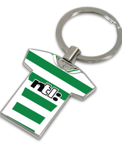 Celtic Classic Kits Home 2002 Retro Metal Shirt Keyring