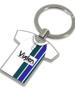 Charlton Classic Kits Away 1996 Retro Metal Shirt Keyring