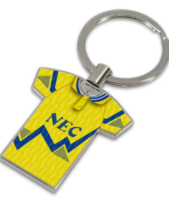 Everton Classic Kits Away 1991 Retro Metal Shirt Keyring