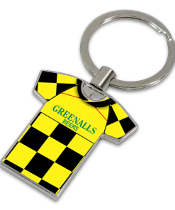 Huddersfield Classic Kits Away 1998 Retro Metal Shirt Keyring