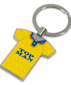 Leeds Classic Kits Away 1989 Retro Metal Shirt Keyring