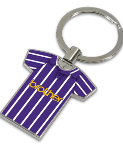 Man City Classic Kits Away 1993 Retro Metal Shirt Keyring