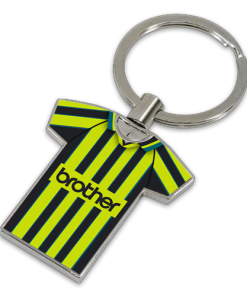 Man City Classic Kits Away 1999 Retro Metal Shirt Keyring