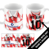 Chelsea Away Shirt 1991 Personalised Retro Kit Mug