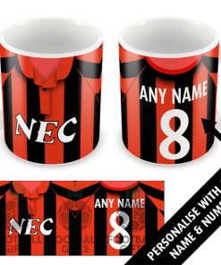 Everton Away Shirt 1992 Personalised Retro Kit Mug