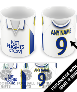 Leeds Home Shirt 2009 Personalised Retro Kit Mug